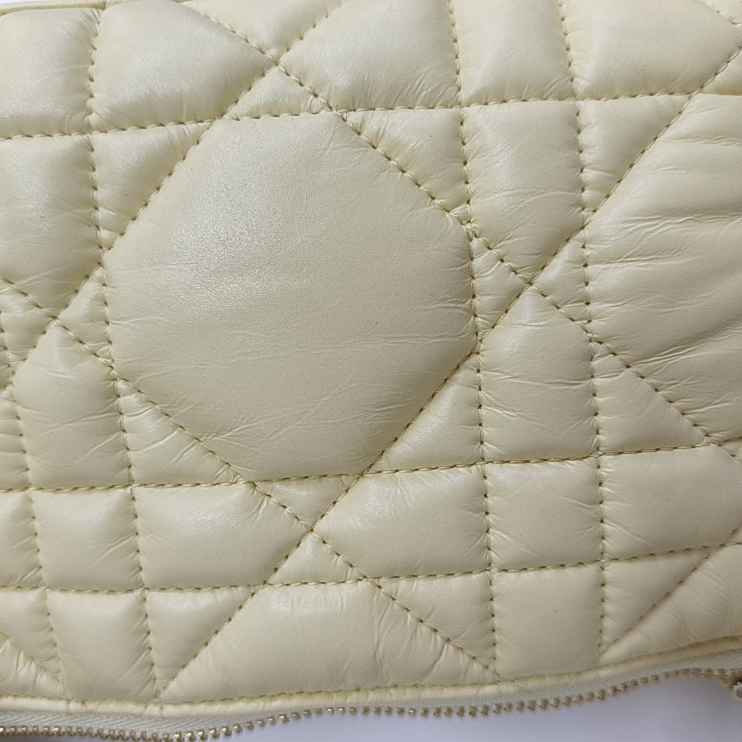 Diortravel Nomad Small Cannage Lambskin Yellow