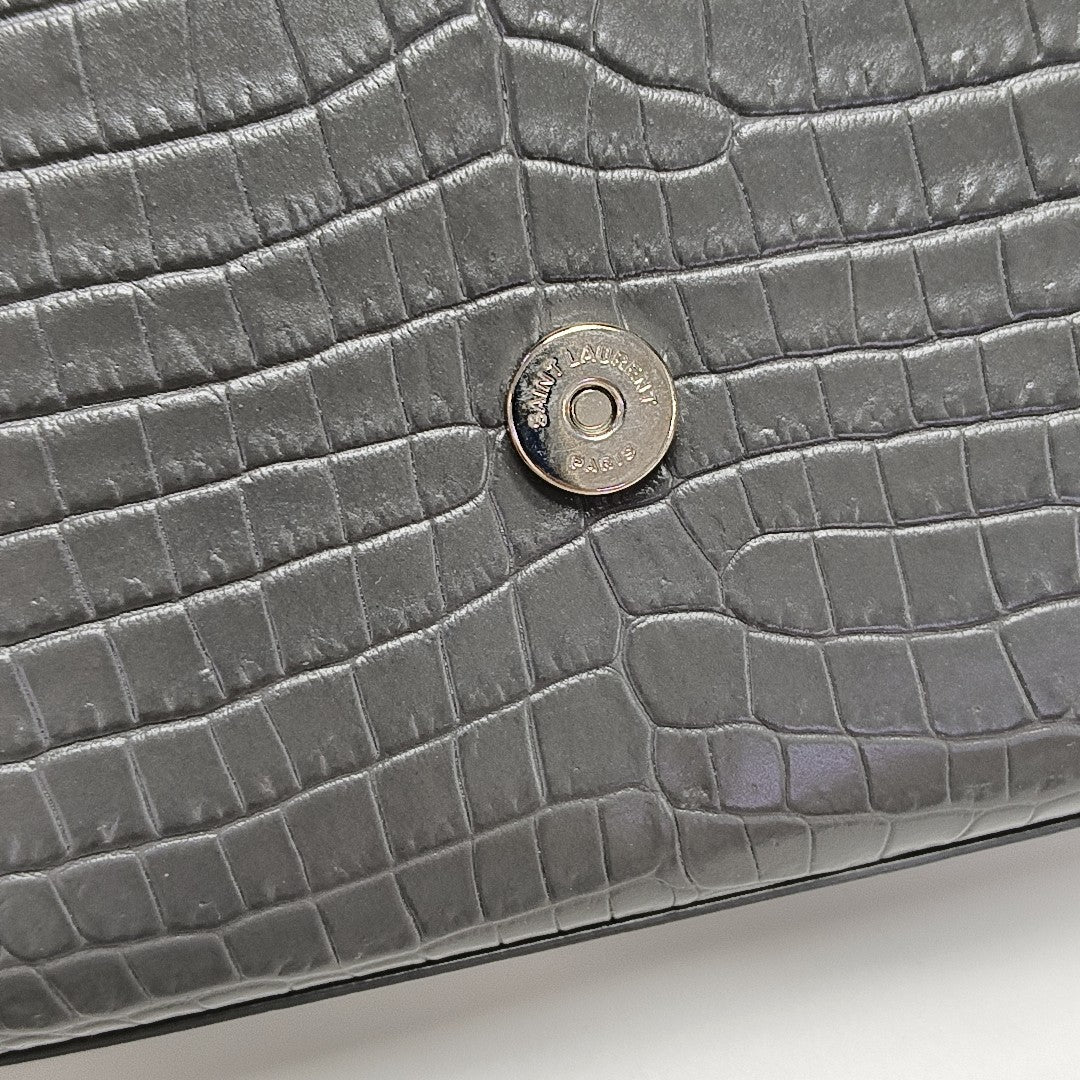 KATE Medium Calfskin Gray