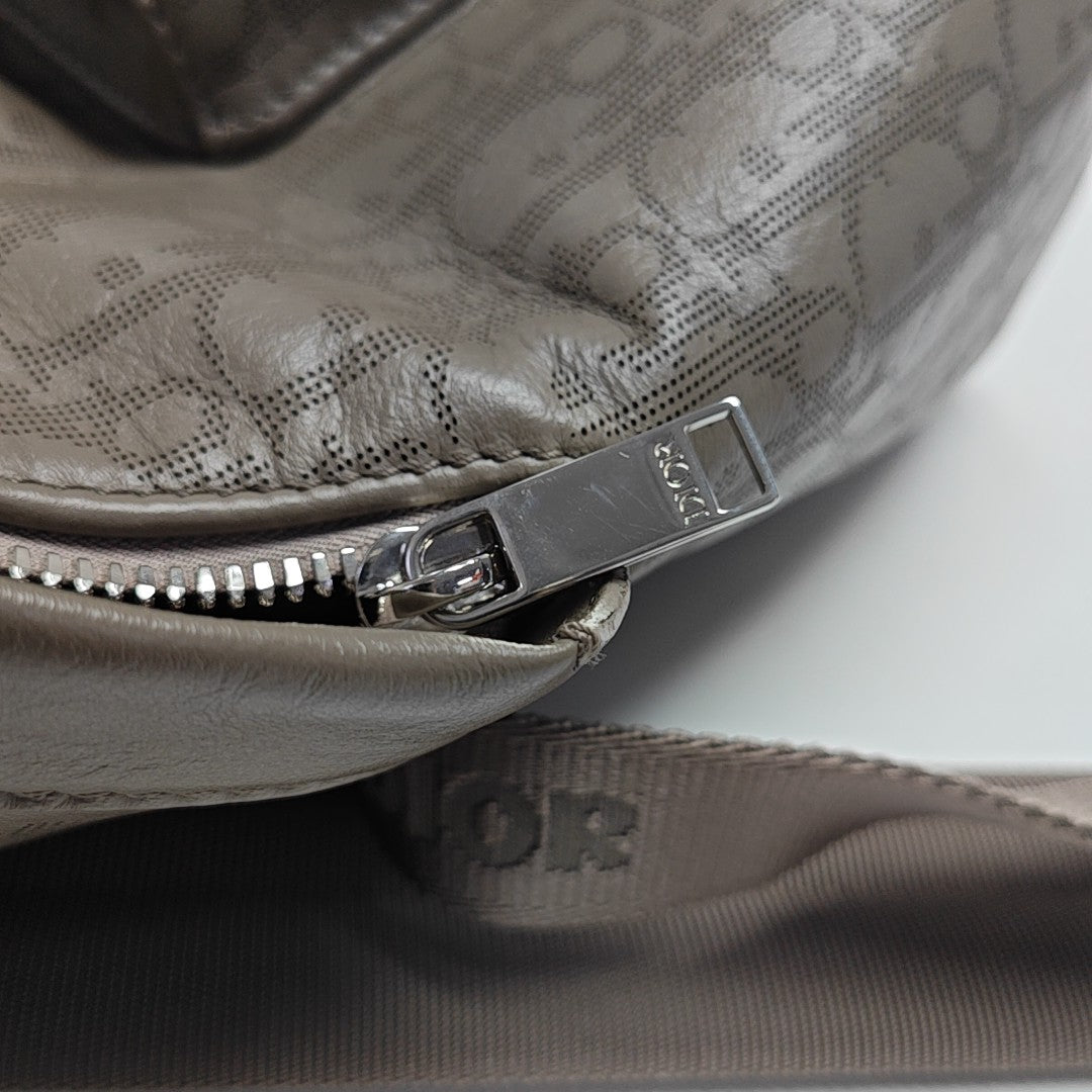 Rider Large Oblique Calfskin Beige