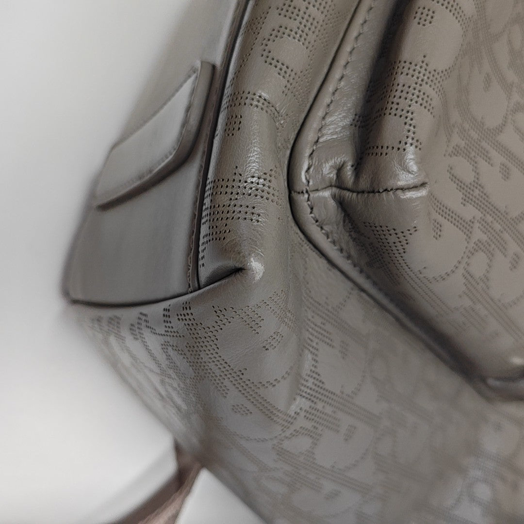 Rider Large Oblique Calfskin Beige