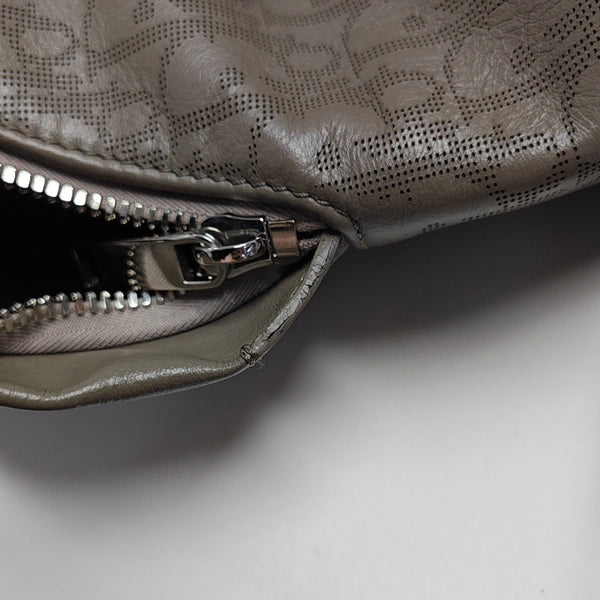 Rider Large Oblique Calfskin Beige