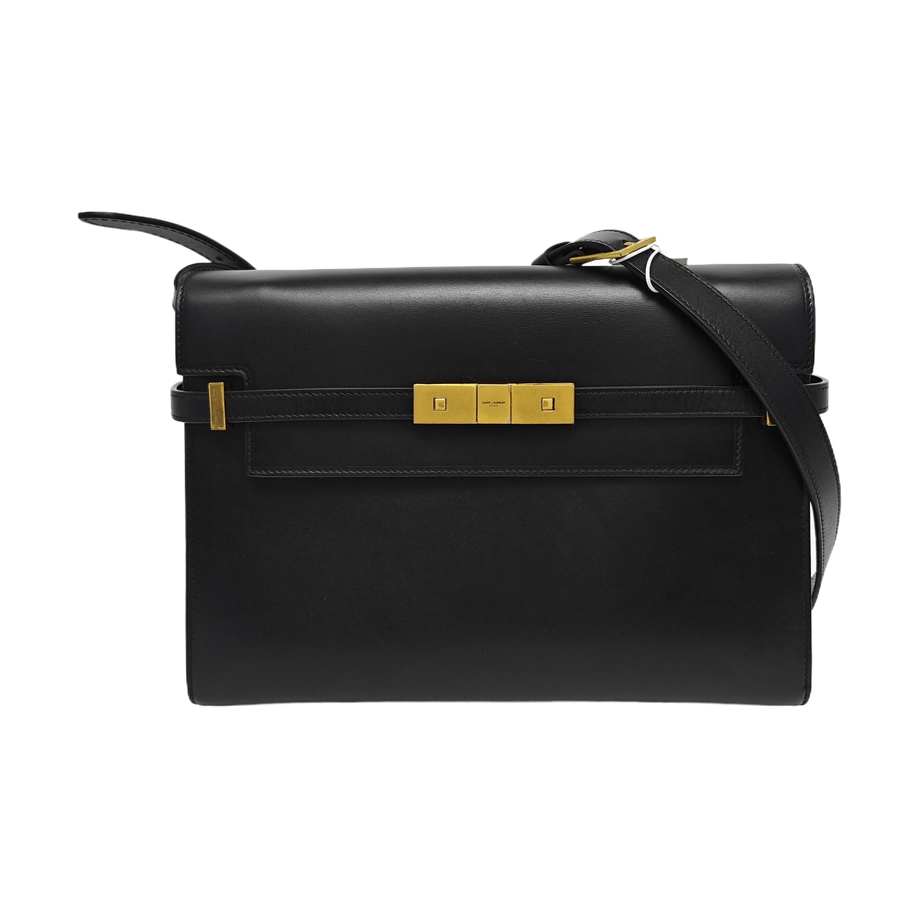 MANHATTAN Medium Calfskin Black