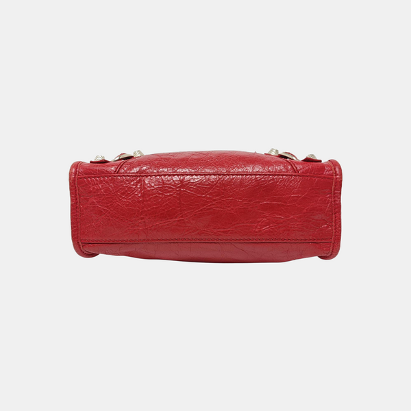 Classic City Mini Lambskin Red