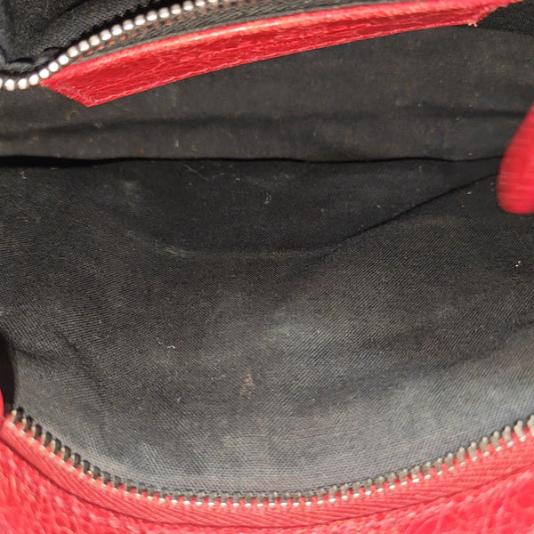 Classic City Mini Lambskin Red