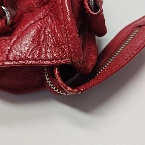 Classic City Mini Lambskin Red