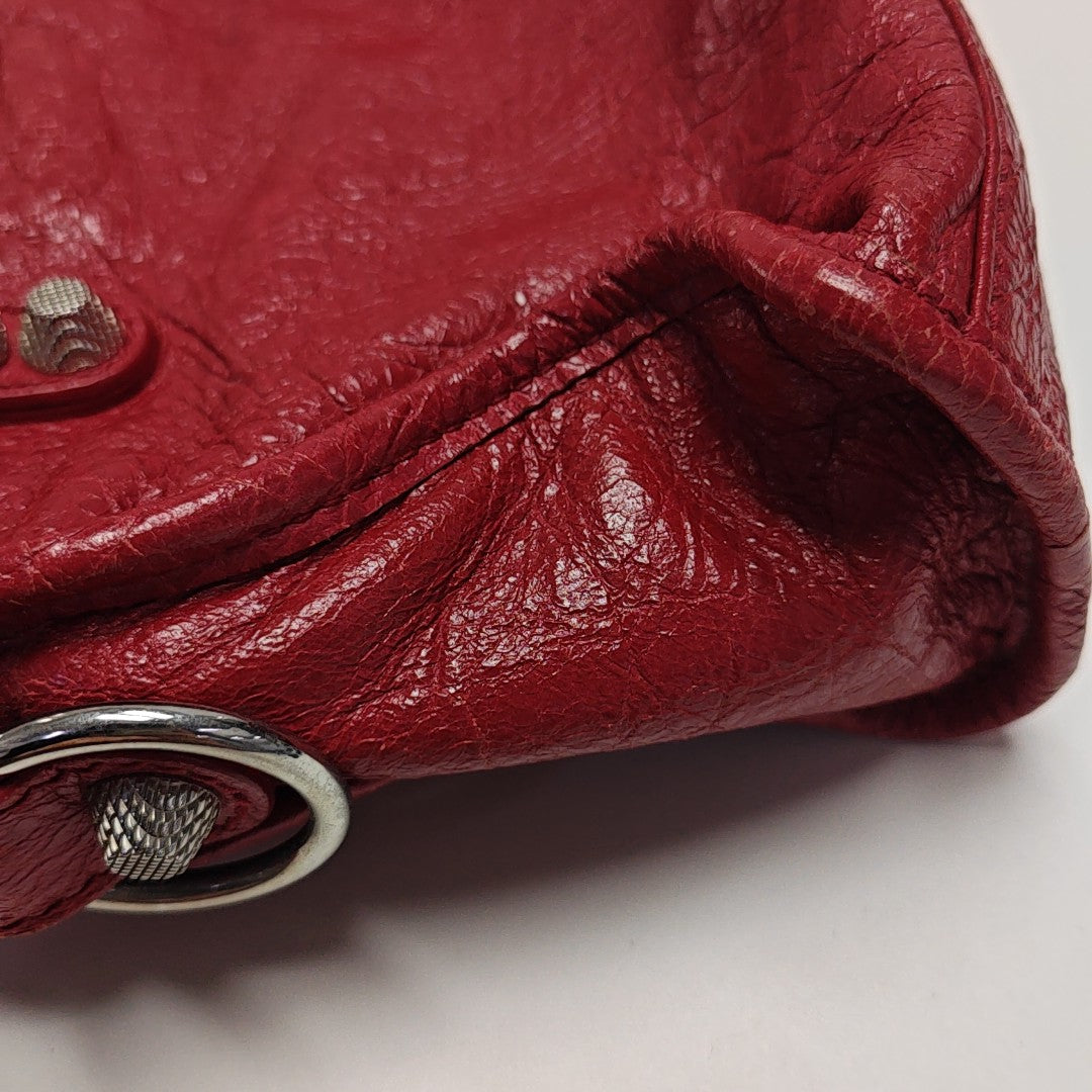 Classic City Mini Lambskin Red