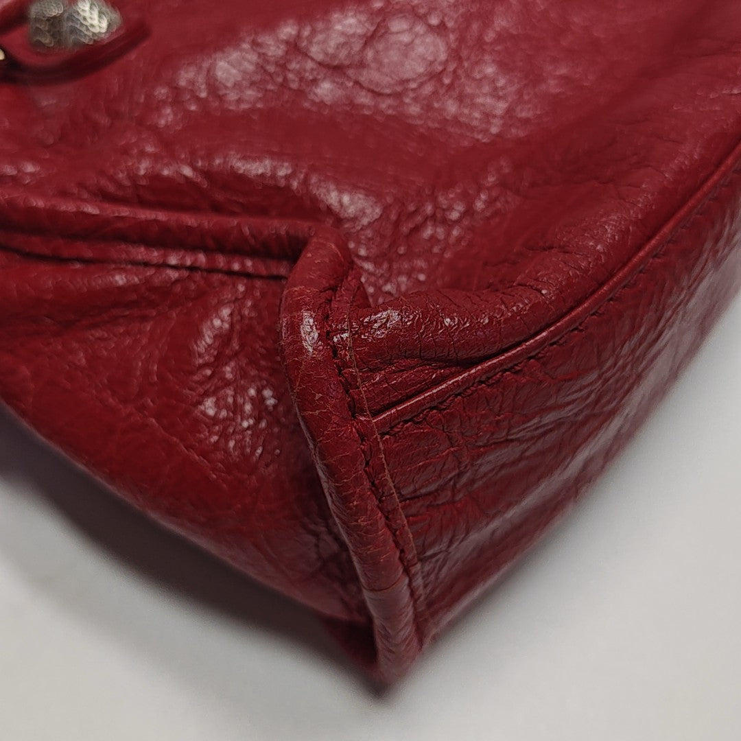 Classic City Mini Lambskin Red