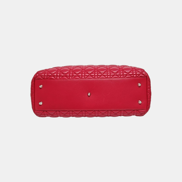 Dior Soft Cannage Lambskin Red