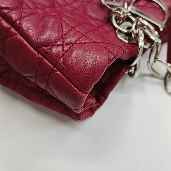 Dior Soft Cannage Lambskin Red