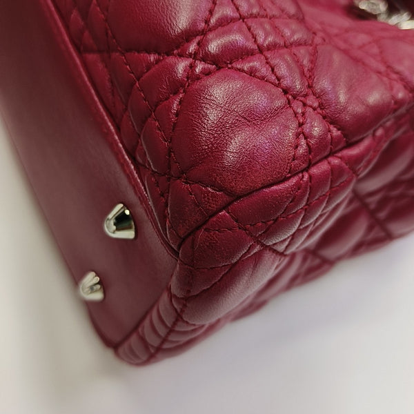 Dior Soft Cannage Lambskin Red