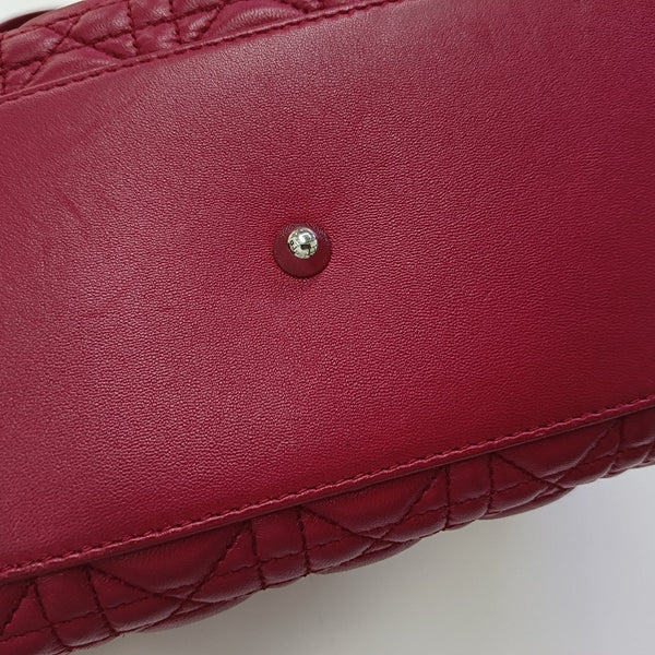 Dior Soft Cannage Lambskin Red