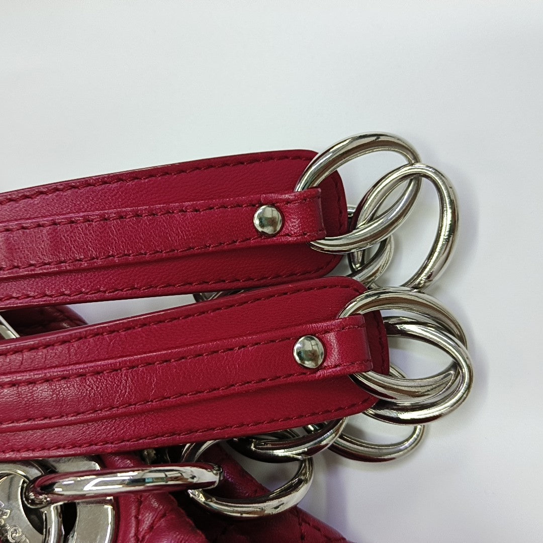 Dior Soft Cannage Lambskin Red