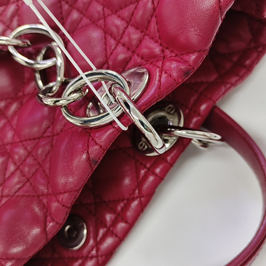 Dior Soft Cannage Lambskin Red