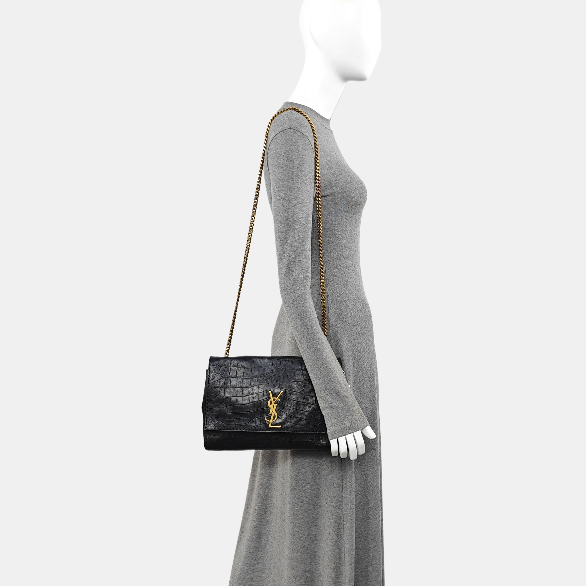 KATE Large Calfskin Black