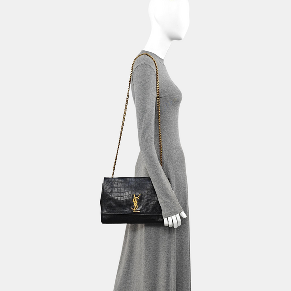 KATE Large Calfskin Black