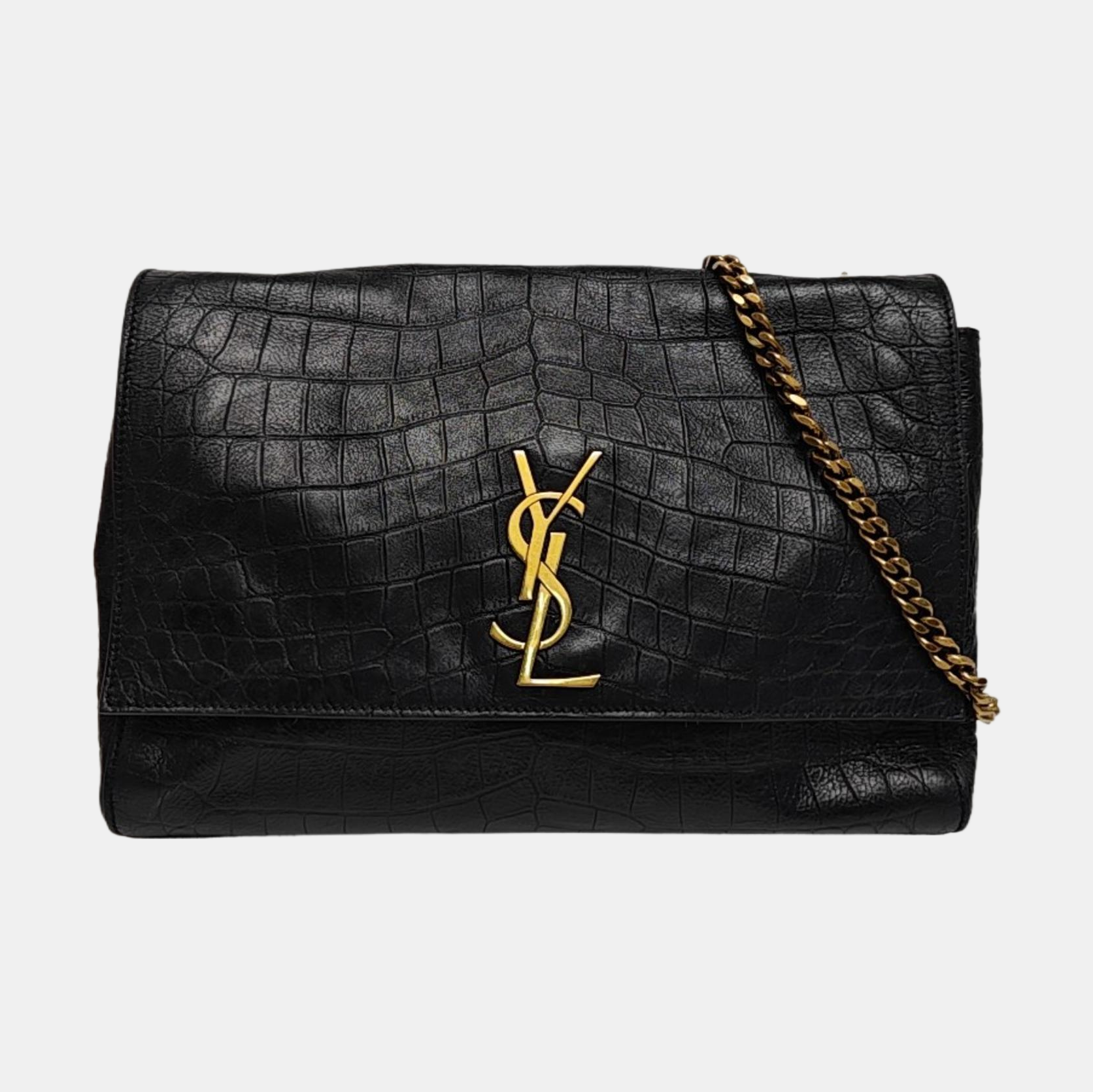 KATE Large Calfskin Black