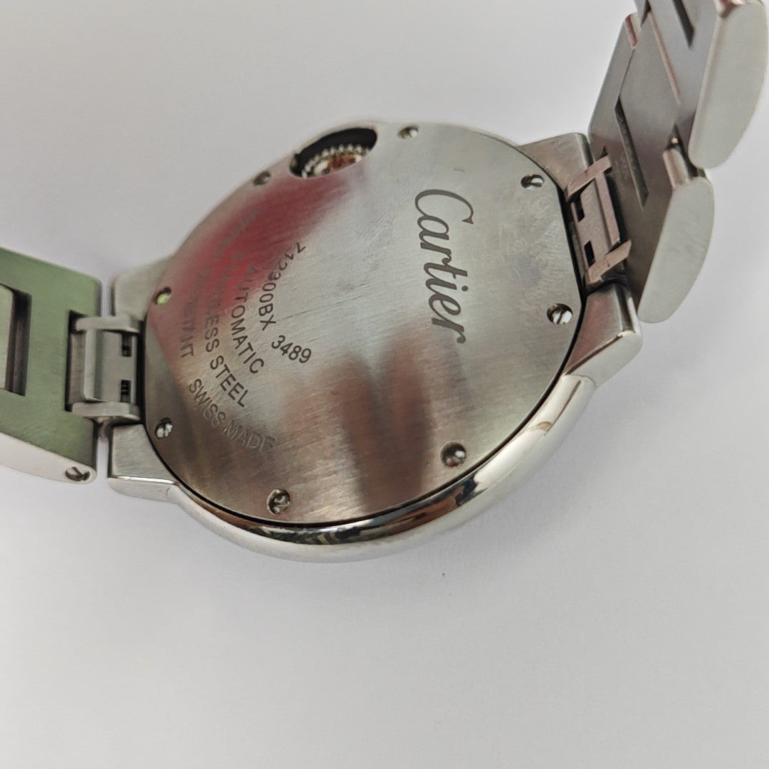 Ballon Bleu de Cartier 33mm Silver Automatic Watch