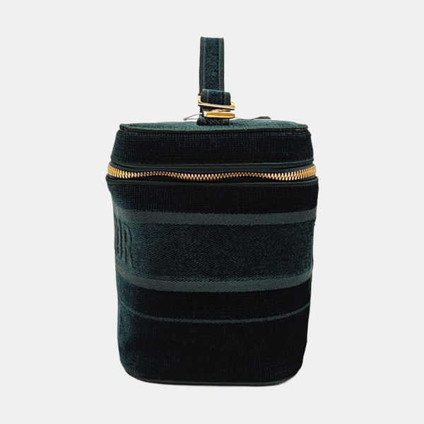 Travel Vanity Velvet Green