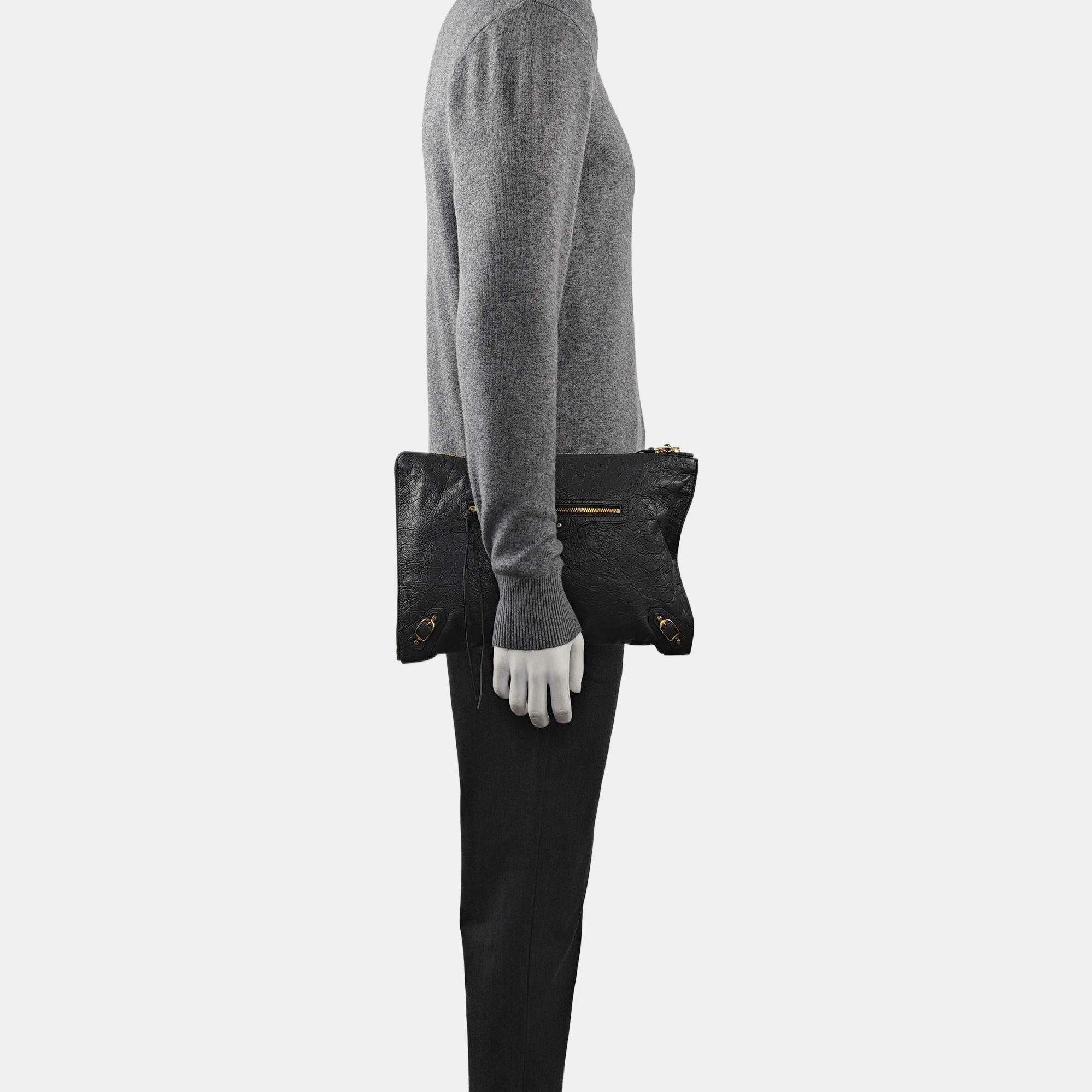 Classic City Small Lambskin Gray