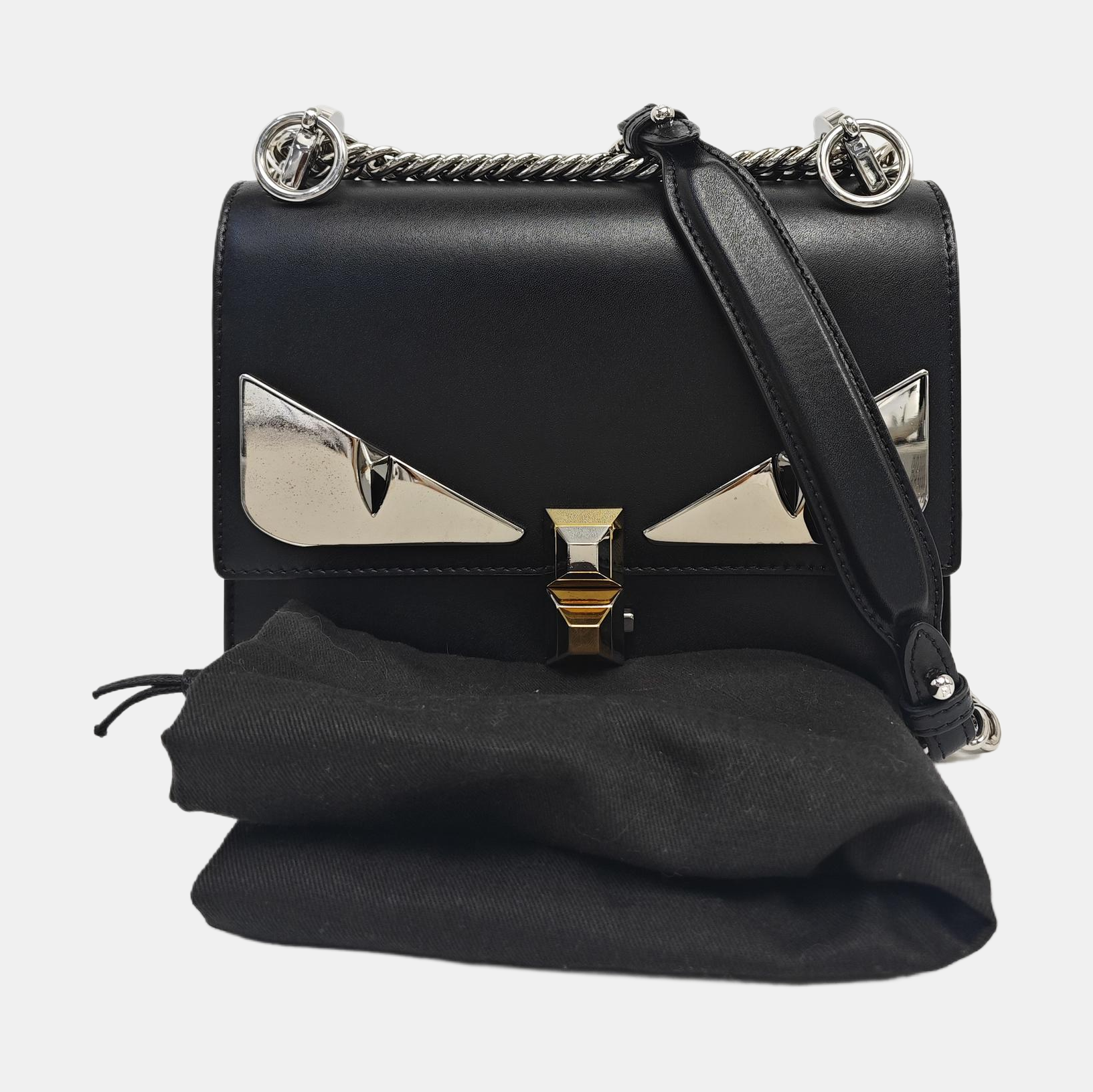 Kan I Mini Calfskin Black