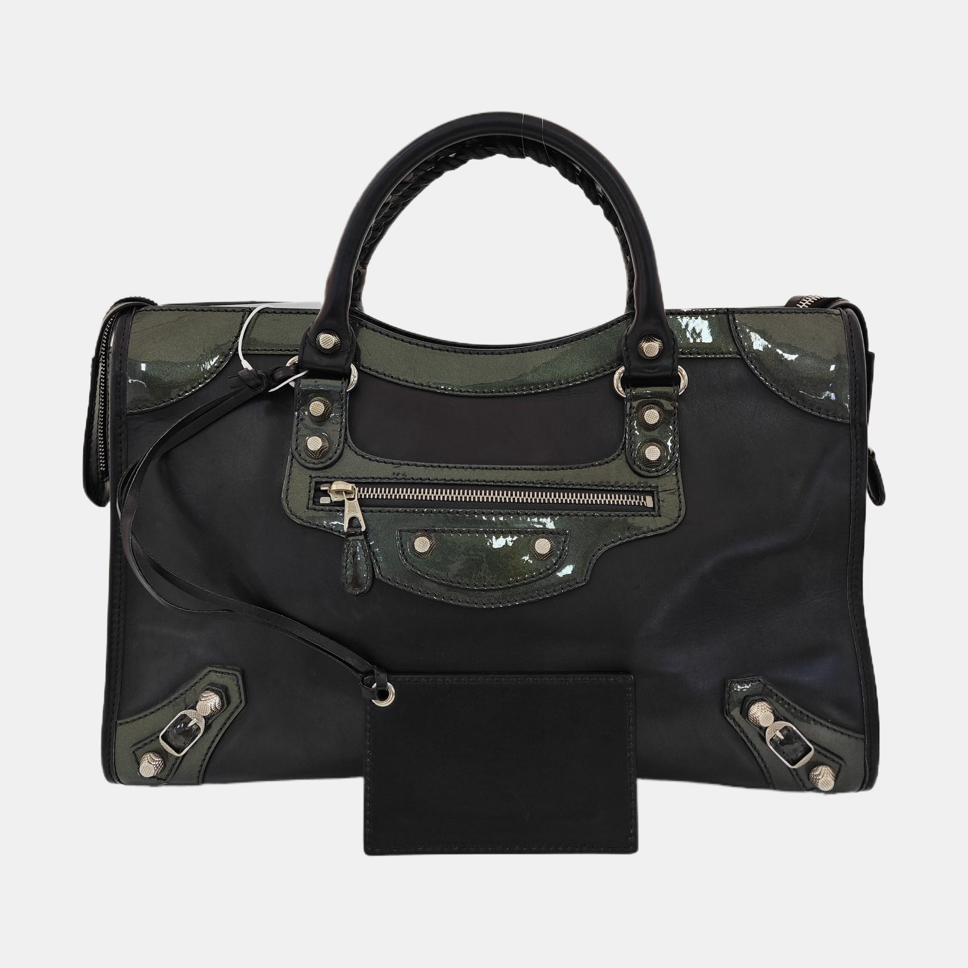 Classic City Medium Calfskin Black