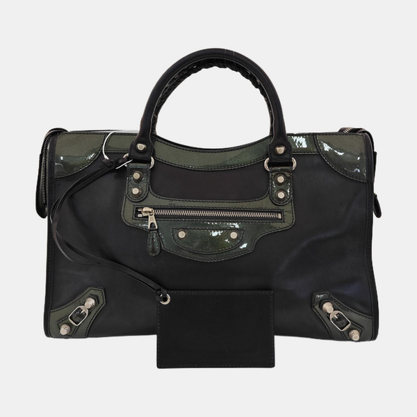 Classic City Medium Calfskin Black