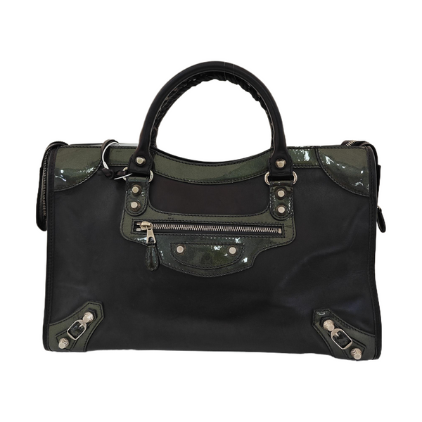 Classic City Medium Calfskin Black