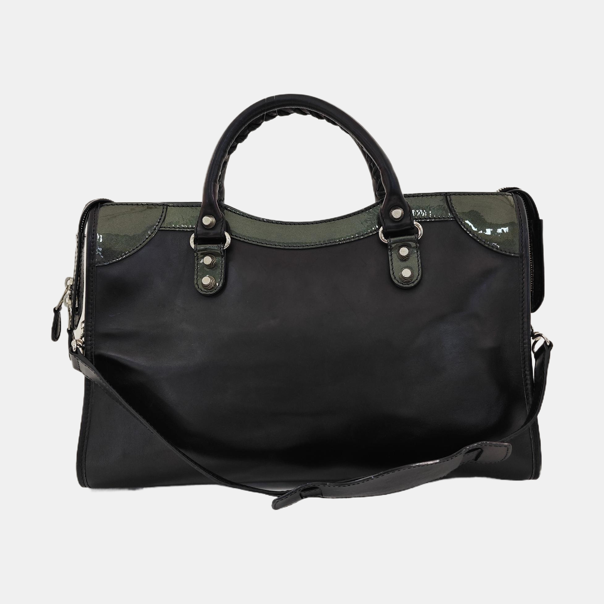 Classic City Medium Calfskin Black