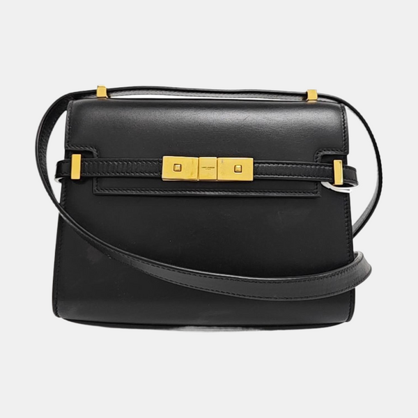 MANHATTAN Mini Calfskin Black