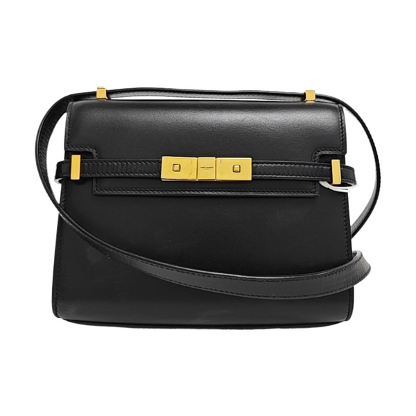MANHATTAN Mini Calfskin Black