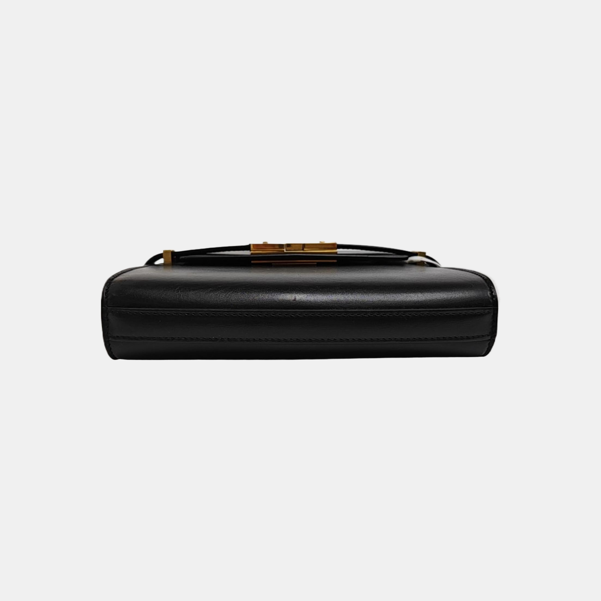 MANHATTAN Mini Calfskin Black