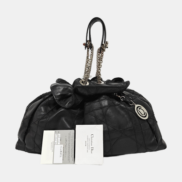 Le Trente Cannage Lambskin Black