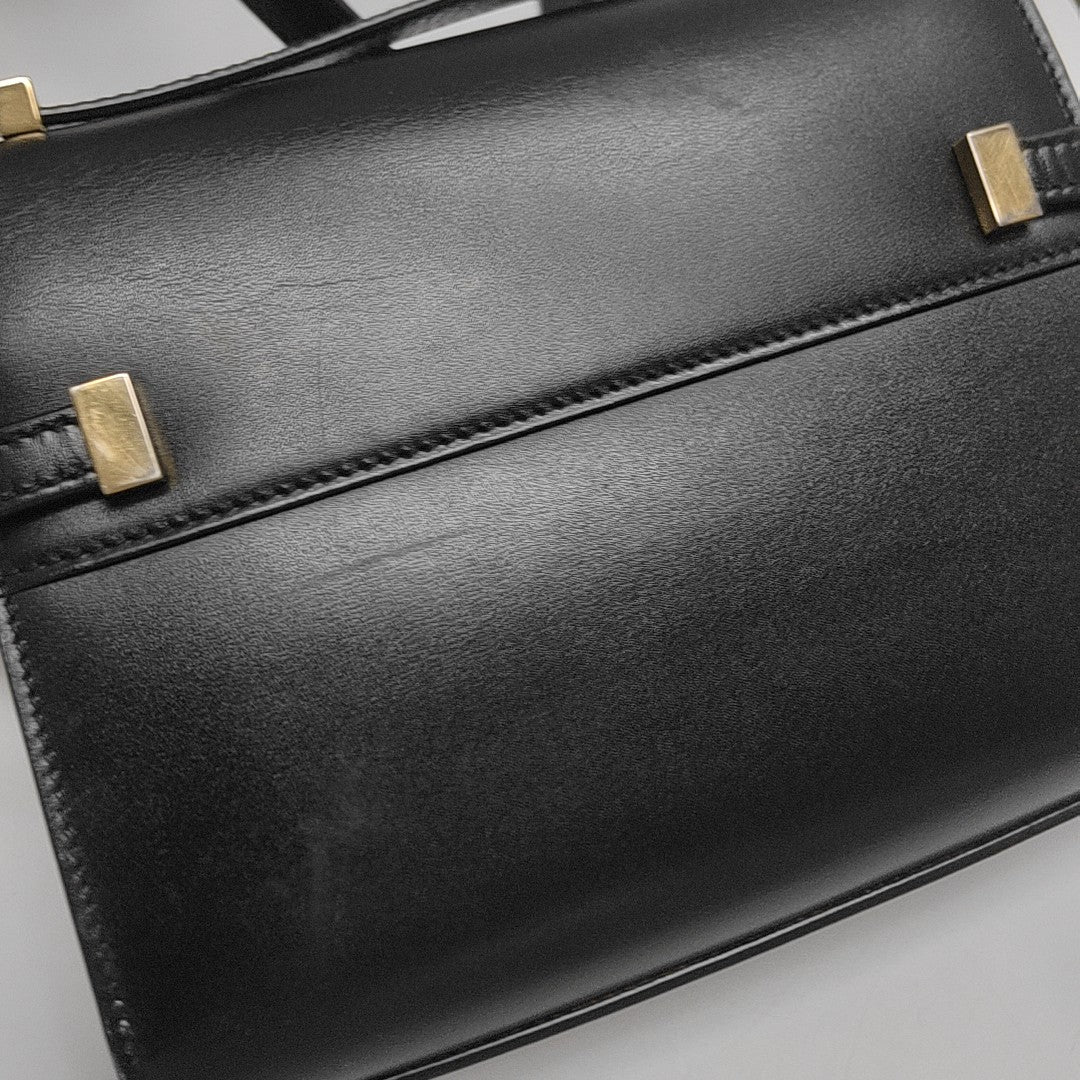 MANHATTAN Mini Calfskin Black