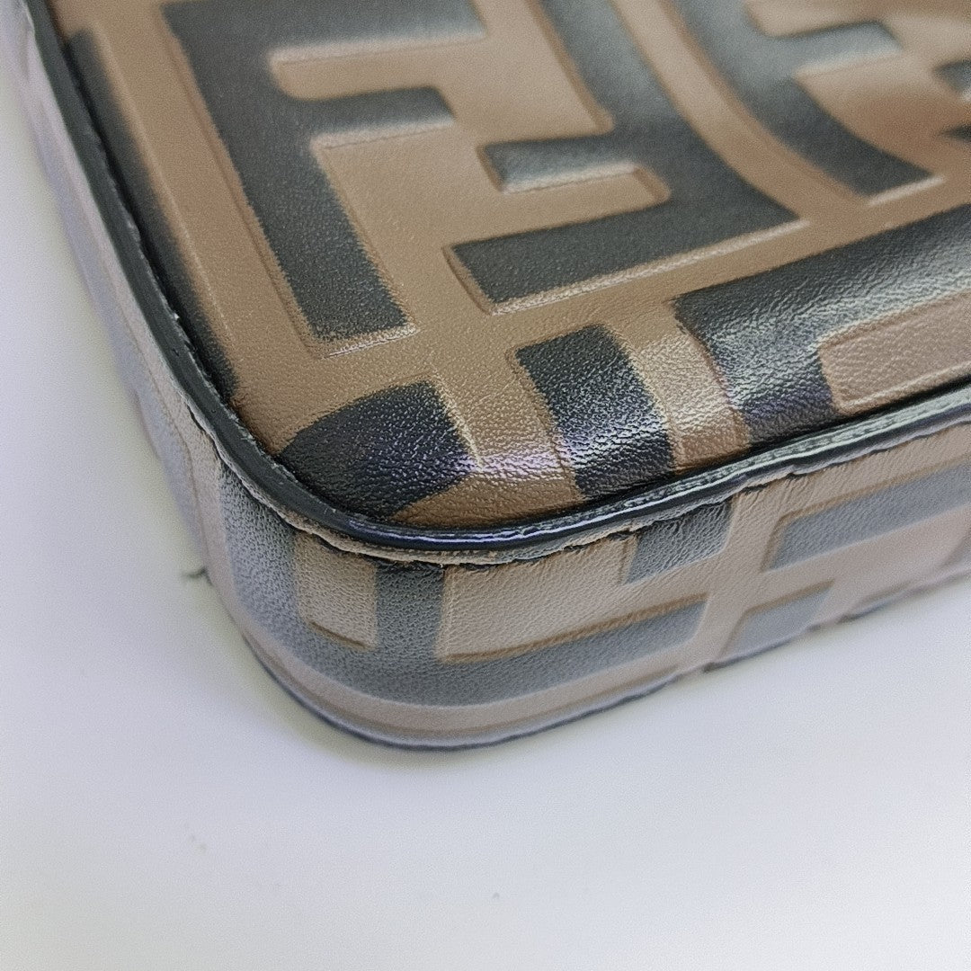 Calfskin Shoulder Bag Brown