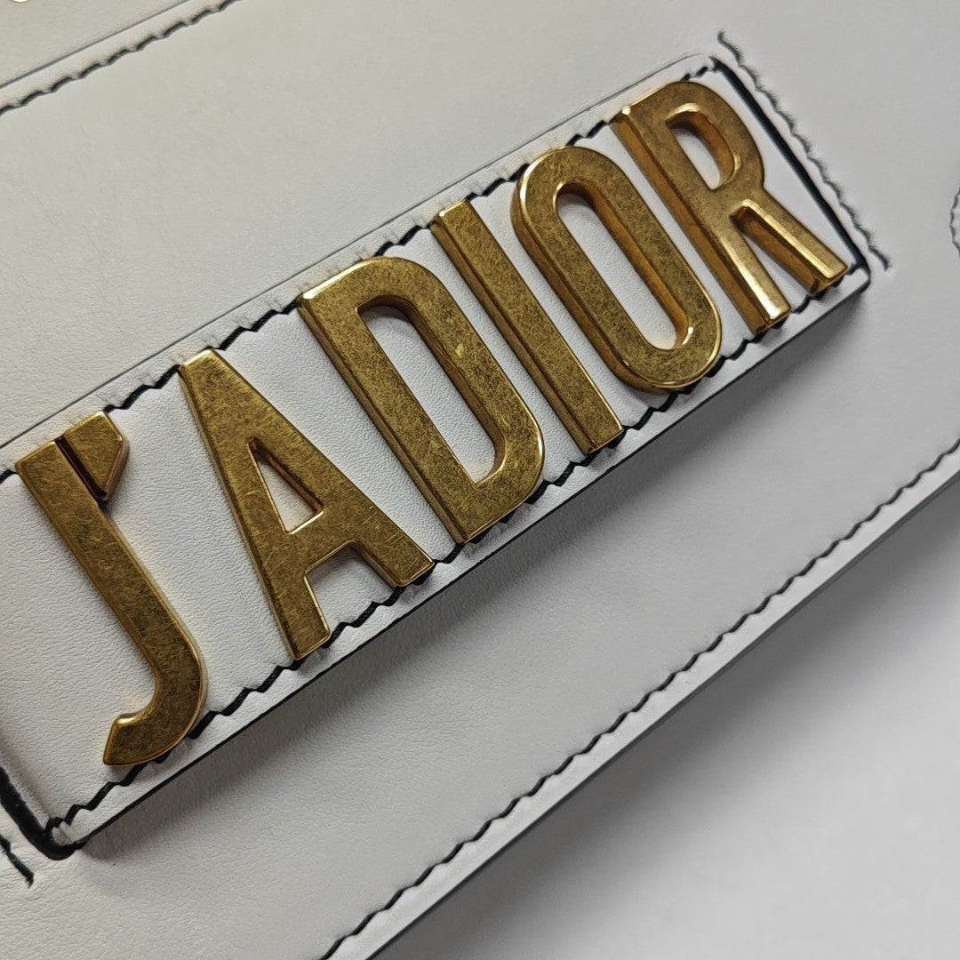 J'adior Calfskin White