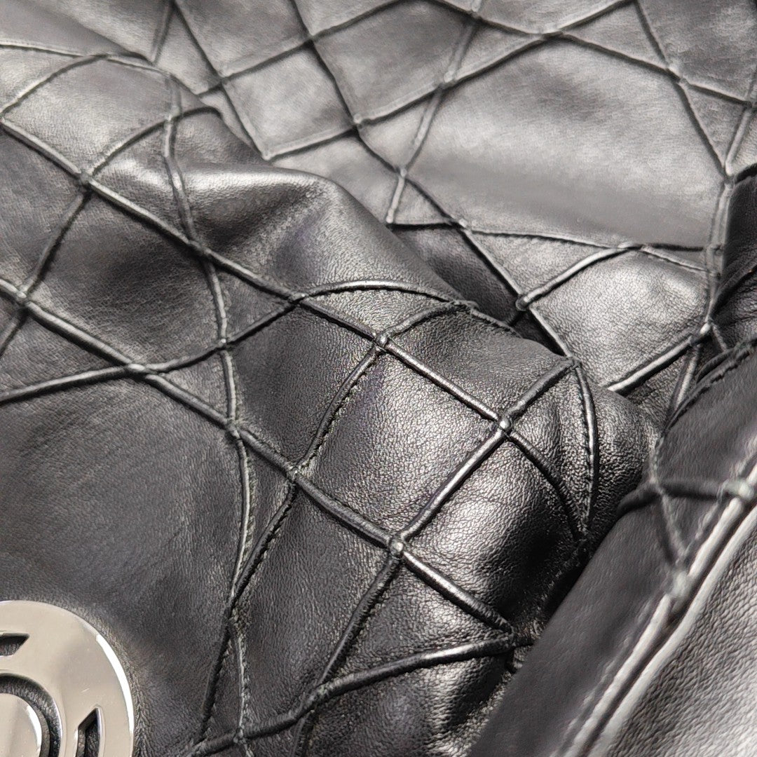 Le Trente Cannage Lambskin Black