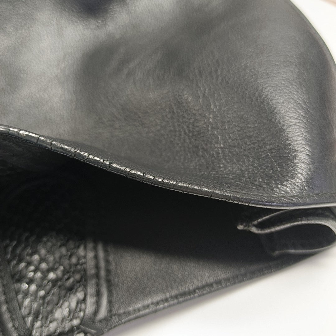 Christian Addict Calfskin Black