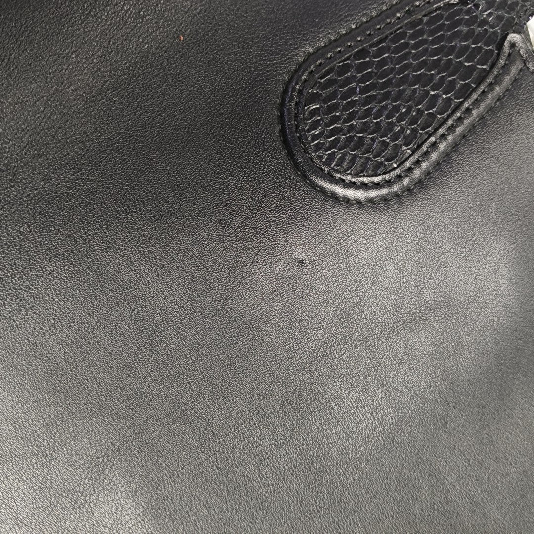 Christian Addict Calfskin Black
