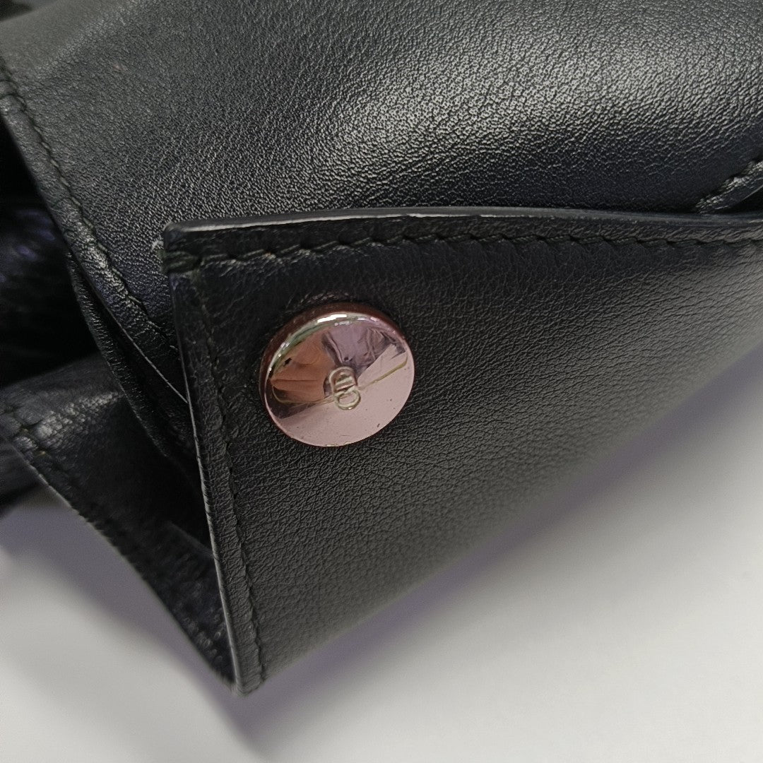 Christian Addict Calfskin Black