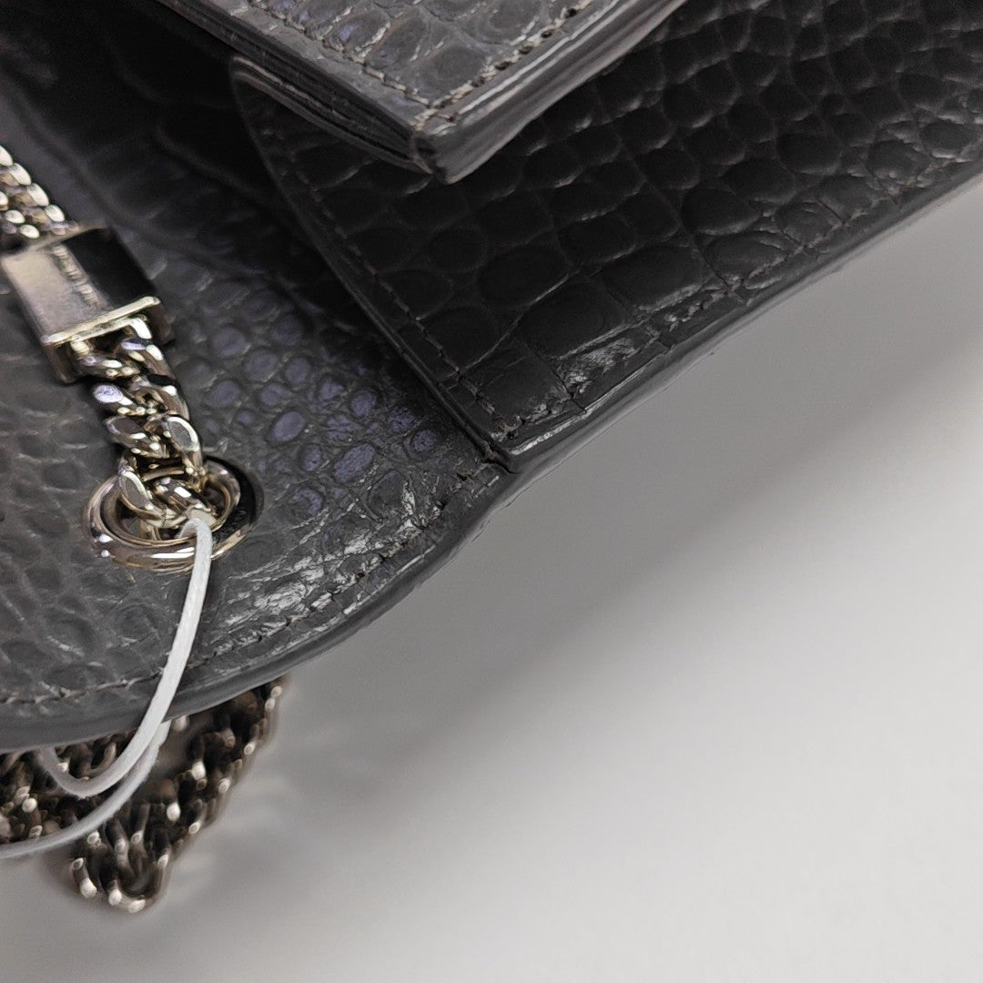 KATE Medium Calfskin Gray