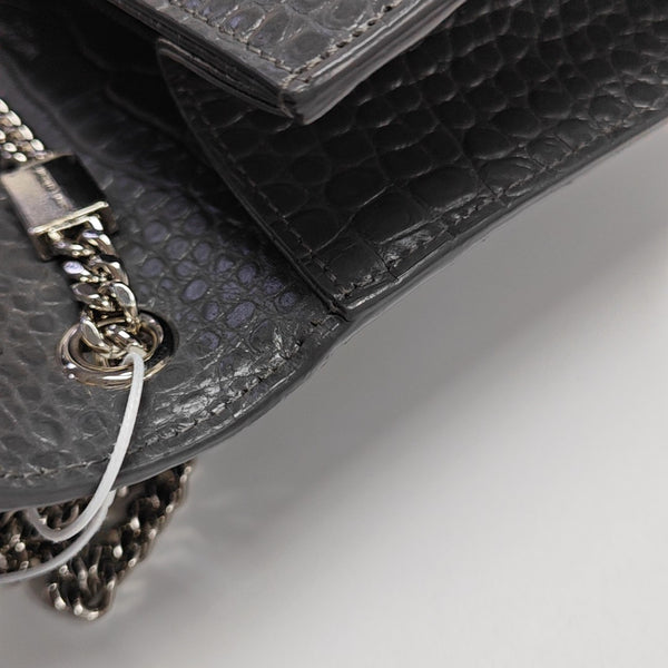 KATE Medium Calfskin Gray