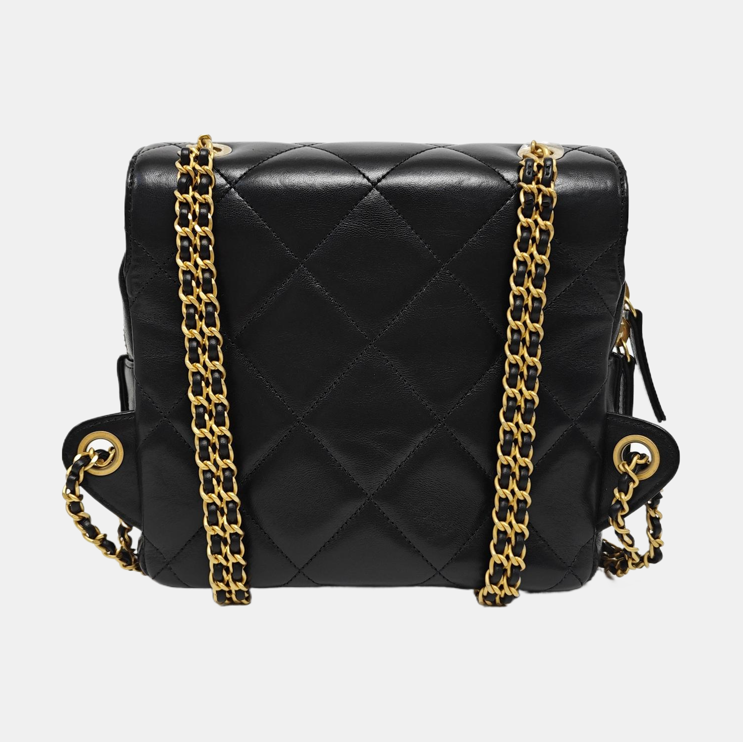 Ado Quilted Lambskin Black