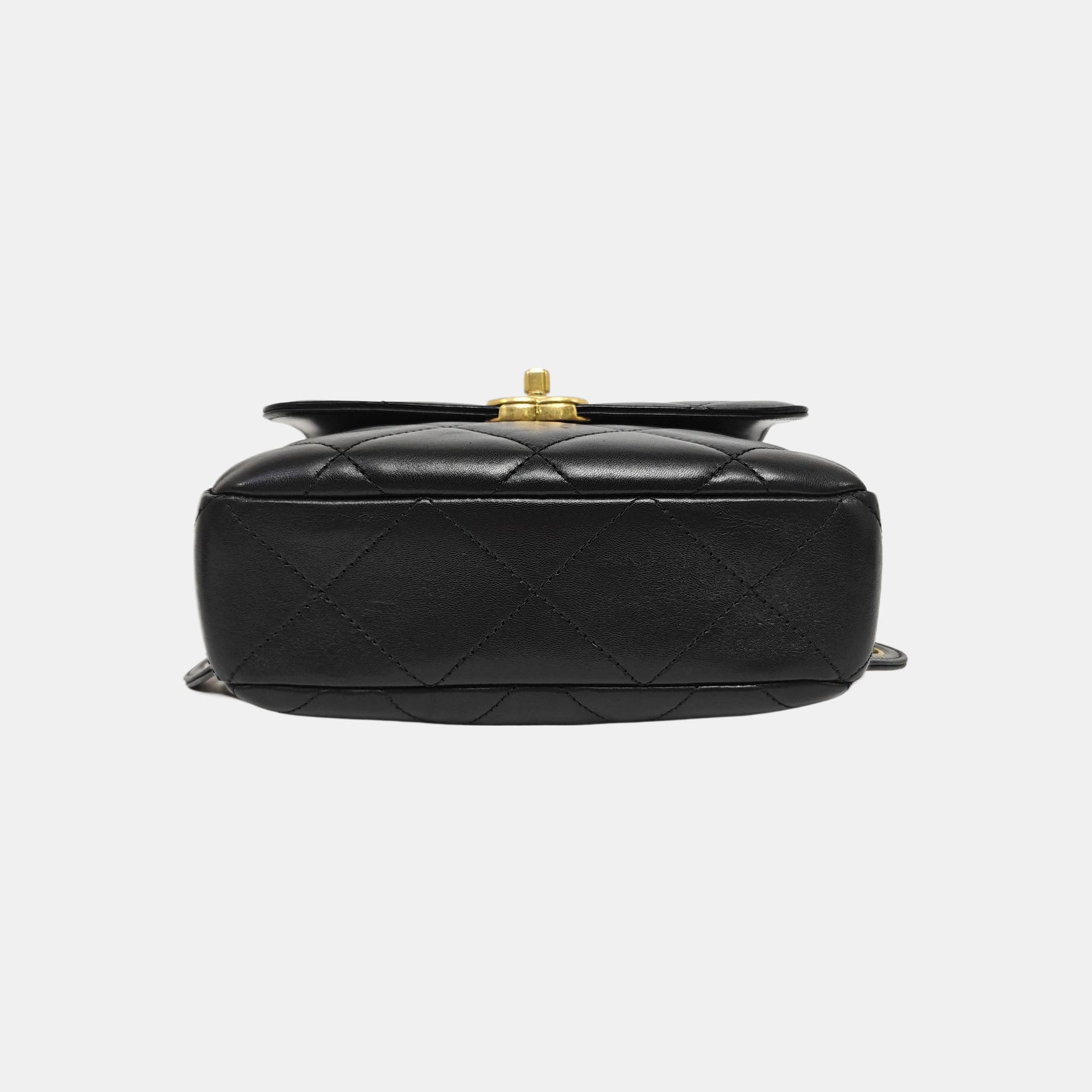 Ado Quilted Lambskin Black