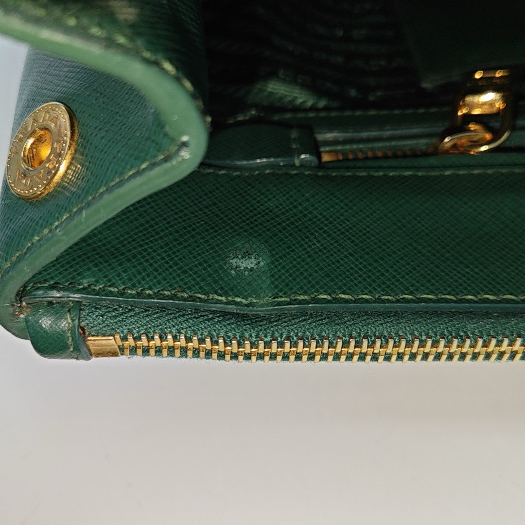 Galleria Large Calfskin Green