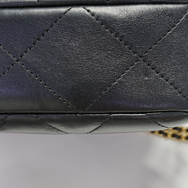 Ado Quilted Lambskin Black