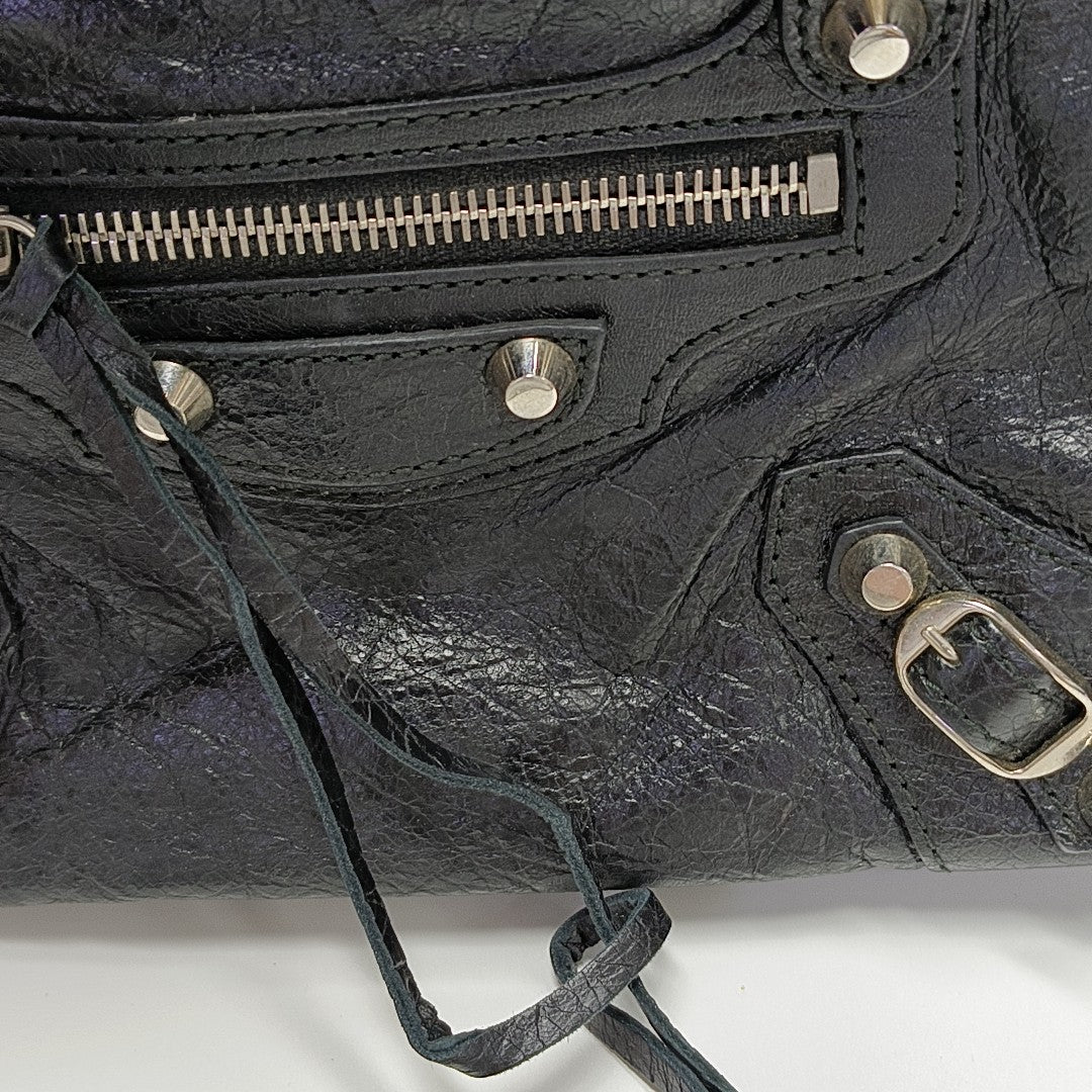 Classic City Mini Lambskin Black