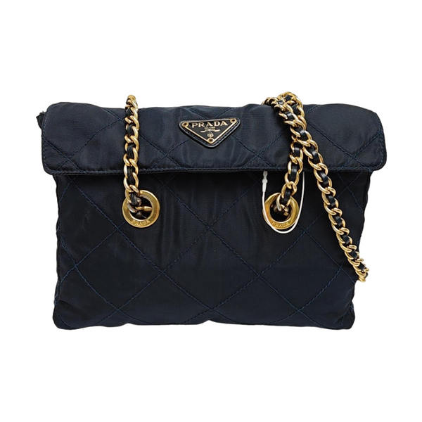 Nylon Quilted Nylon Blue