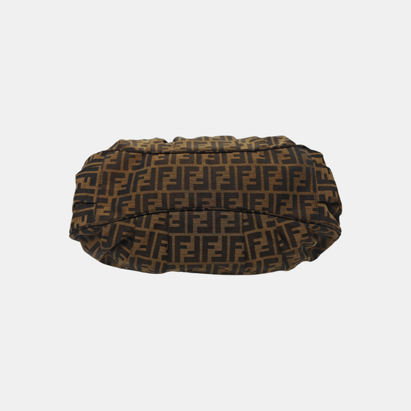 Canvas Top Handle Bag Brown
