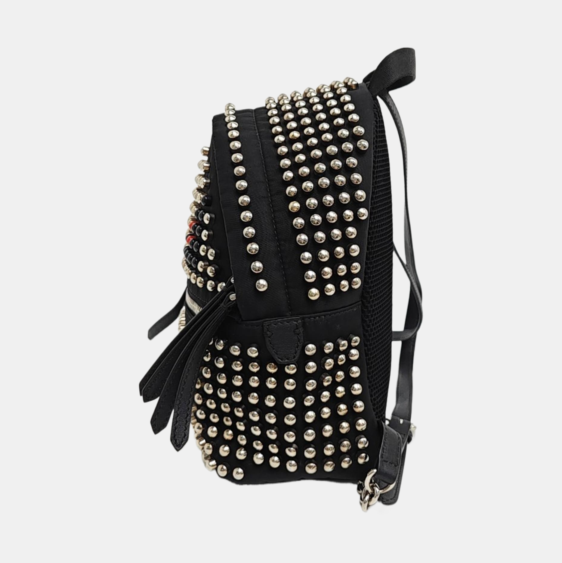 Nylon Backpack Black