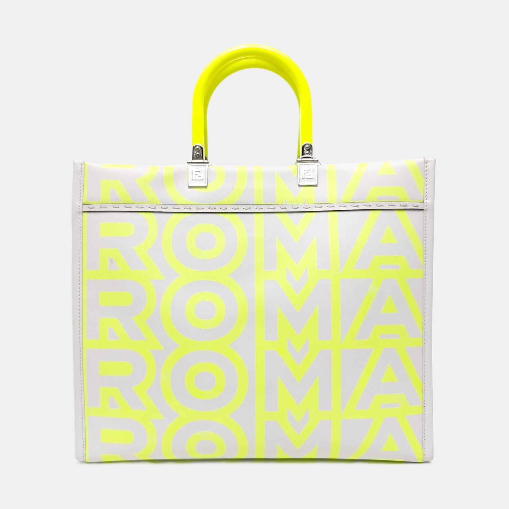 Calfskin Top Handle Bag White